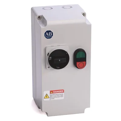 Allen Bradley 103C-09LKJ-DB63X-1M Enclosed 4 - 63 A C Comb DOL Starter