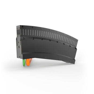 Beckhoff AT2021 Motor module, 225° curved segment, with connection cables for infeed