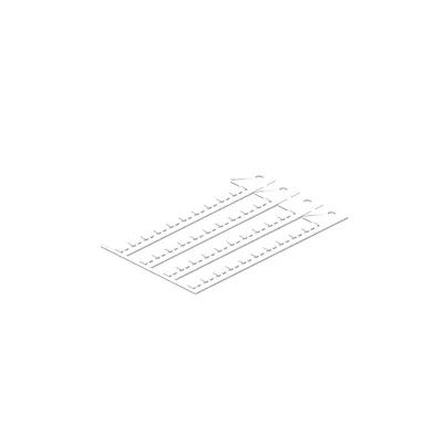 Beckhoff ZS5100-xxxx 40 contact labels, white, 5 x 10 mm