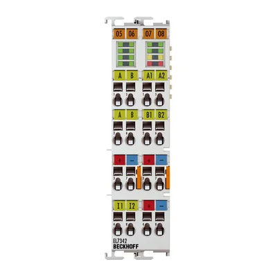 Beckhoff EL7342 EtherCAT Terminal, 2-channel motion interface, DC motor, 48 V DC, 35 A