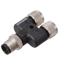 Pepperl+Fuchs V15S-YAND-V15/V15 Y-Splitter M12 plug 5-pin to 2x M12 socket 4-pin A-coded