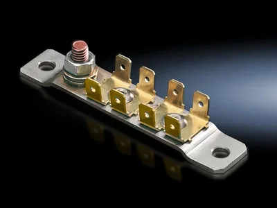 Rittal SZ 2570.500 KL Topraklama kiti 8 pin, 6,3mm düz konnektörlü