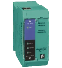 Pepperl+Fuchs EI-0D2-10Y-10B-LT Ethernet Isolator with temperature range -20 °C  +55 °C