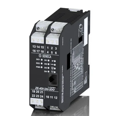 Seneca ZE-4DI-2AI-2DO
        (HW rev. D0) 4 CH Digital Input/ 2 CH Analog Input, 2 CH Digital Output Modbus RTU-Modbus TCP-IP module