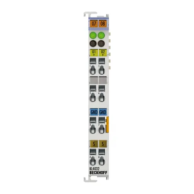 Beckhoff KL4032 Bus Terminal, 2-channel analog output, voltage, ±10 V, 12 bit, differential