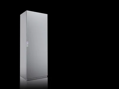 Rittal SE 5850.600 VX SE Free-standing enclosure system, WHD: 600x1600x400 mm, Stainless Steel, 14301, with mounting plate, single door at the front