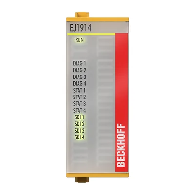 Beckhoff EJ1914 EtherCAT plug-in module, 4-channel digital input, 24 V DC, TwinSAFE, TwinSAFE Logic