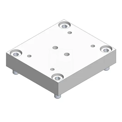 Dopag 480.01.20 Adaptor plate M8 (72x84 mm) to M6 (40x70 mm)