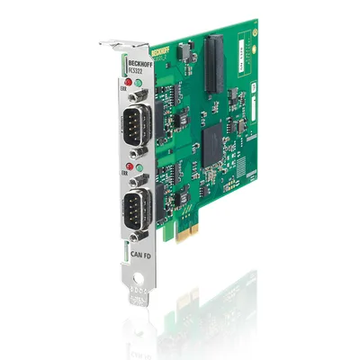 Beckhoff FC5322 CAN FD card, 2 channels, PCIe x1