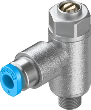 Festo GRLA-M5-QS-3-D Tek yönlü akış kontrol valfleri