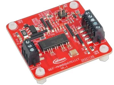 Infineon REF-MHA50WIMI111T Reference board for efficient fan control powered by iMOTION™ IPM IMI111T-026H