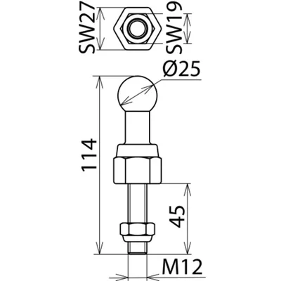 Dehn + Söhne KFP 25 M12 45 SSM