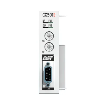 Beckhoff CX2500-B310 Fieldbus slave module PROFIBUS for CX20xx, CX52x0, CX53x0, CX56x0