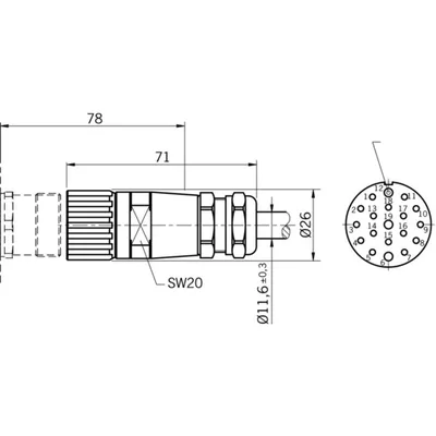 Euchner RC18EF15M-C1825