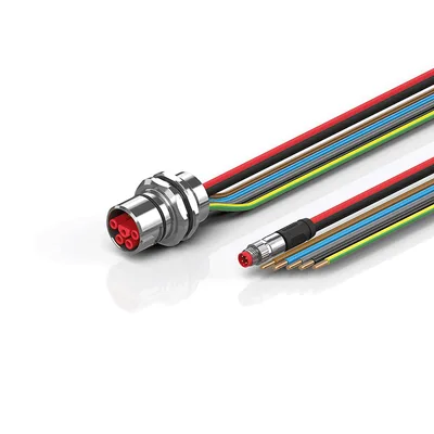 Beckhoff ZK7A14-AW00-0xxx B23, ECP cable, PUR, 5 G 40 mm² + (1 x 4 x AWG22), drag chain suitable, key 3 (user-defined voltage)