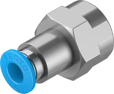 Festo QSF-1/4-6-B-100 Çabuk Bağlantı Rakoru