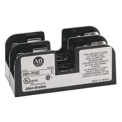 Allen Bradley 1491-R169 3 Pole 600V 30 A Fuse Block