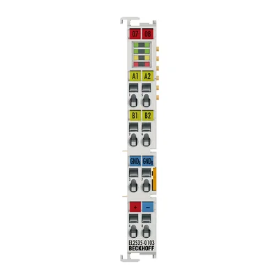 Beckhoff EL2535-0103 EtherCAT Terminal, 2-channel PWM output, 24…48 V DC, 3 A, current-controlled