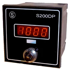 Seneca S200DP Power supply with 3 1/2 digit indicator and settable setpoint