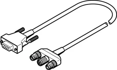 Festo FBA-PB-SUB-9-3XM12 Fieldbus adapter