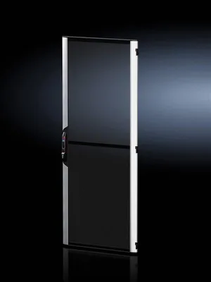 Rittal DK 5301.446 Aluminium / sheet steel door, ventilated for VX IT, to replace existing doors The vented surface area is approx 85% perforated For enclosure width 800 mm, for enclosure height 2,000 mm