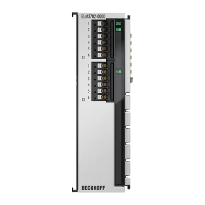 Beckhoff ELM3702-0000 EtherCAT Terminal, 2-channel analog input, multi-function, 24 bit, 10 ksps