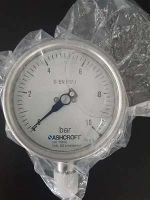 Ashcroft T5500/T6500 100=T6500=S=L=04=L=10BR=X=GR=MP=SG=NH=C3=C4=EN Basınç Göstergesi