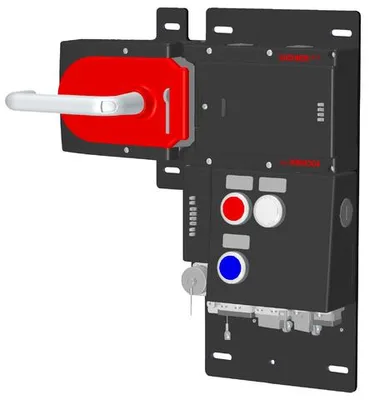 Euchner MGB-L1HB-PNC-L-115139 Locking set MGB-L1-PN (guard locking by spring force) with 3 control elements, push-pull plug, RC12
