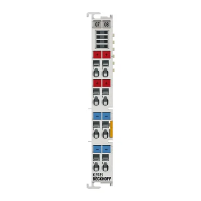 Beckhoff KL9185 potential distribution terminal, 4 x 24 V DC, 4 x 0 V DC