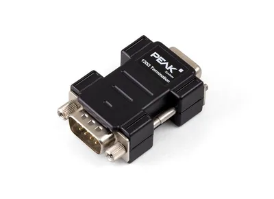 PEAK-System IPEK-003002 PCAN-Term-1 (CAN Termination block, both sides 9-pole, D-SUB mf, 120 Ohm, PCB inside)