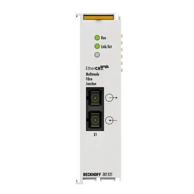 Beckhoff EK1521 1-port EtherCAT fiber-optic junction