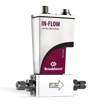 Bronkhorst LOW-ΔP-FLOW F-102EI Mass Flow Meter for low pressure drop or corrosive gas service