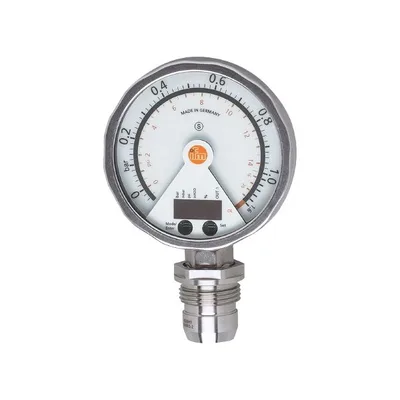IFM PG-001-REA01-MFRKG/US/      /P Analog göstergeli düz diyaframlı basınç sensörü