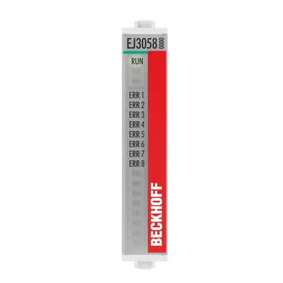Beckhoff EJ3058 EtherCAT plug-in module, 8-channel analog input, current, 4…20 mA, 12 bit, single-ended
