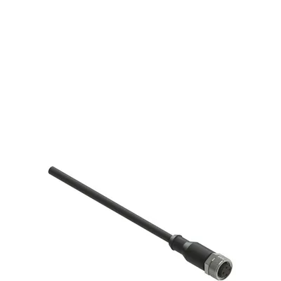 Pizzato VF CA4PD10M M12 female wired connector: straight, 4 poles, 10 m cable