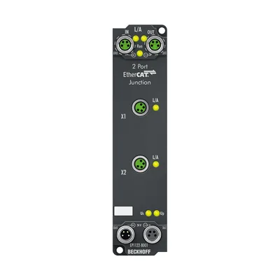 Beckhoff EP1122-8001 EtherCAT Box, 2-port junction, M8, Fast Hot Connect