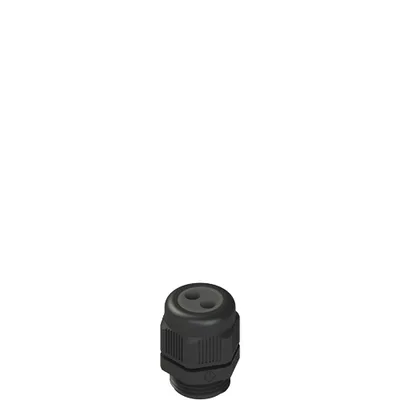 Pizzato VF PAM20CBN Cable gland M20 for 2 cables Ø3 ÷ Ø5 mm