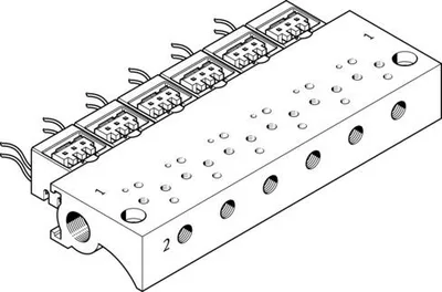 Festo MHA1-P2-2-M3-PI Manifold