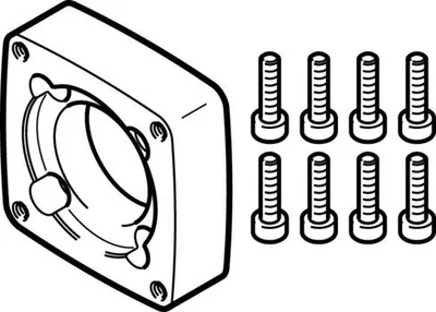 Festo EAMF-A-28B-40P Motor flanşı