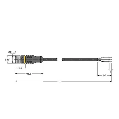 Turck RSC4T-2/TEL