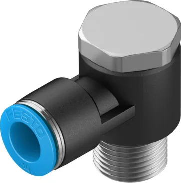 Festo QSLV-3/8-10 L-Çabuk Bağlantı Rakoru