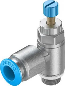 Festo GRLA-1/8-QS-8-RS-D Tek yönlü akış kontrol valfleri