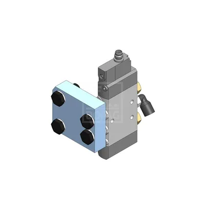 Dopag 1009627 Solenoid valve plate for plug 4 pole M8x1