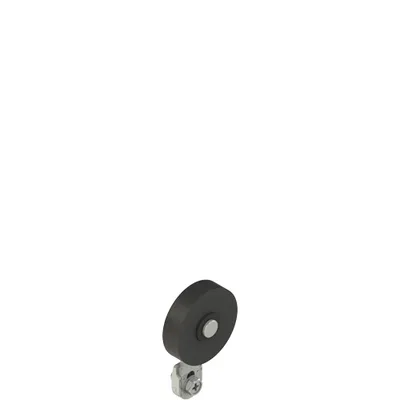 Pizzato VN A00KF-R5 Adjustable straight metal revolving lever with rubber roller, Ø 40 mm