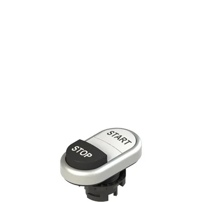 Pizzato E2 1PDSL9AAAN Double lower projecting pushbutton, with marking