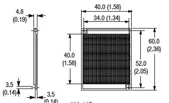 Allen Bradley 92-117 Reflectors for Photo Sensor