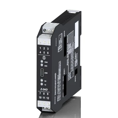 Seneca Z-3AO 3-CH analog output module / RS485