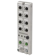 Pepperl+Fuchs ICE1-16DIO-G60L-C1-V1D Ethernet IO module with 16 configurable digital inputs/outputs and integrated logic