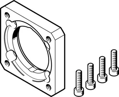 Festo EAMF-A-48A-70A Motor flanşı