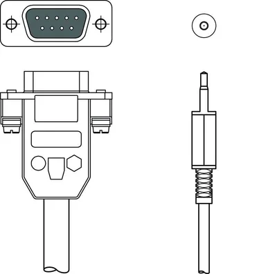 Leuze CB-MSI/D9-3000 Adaptör kablosu